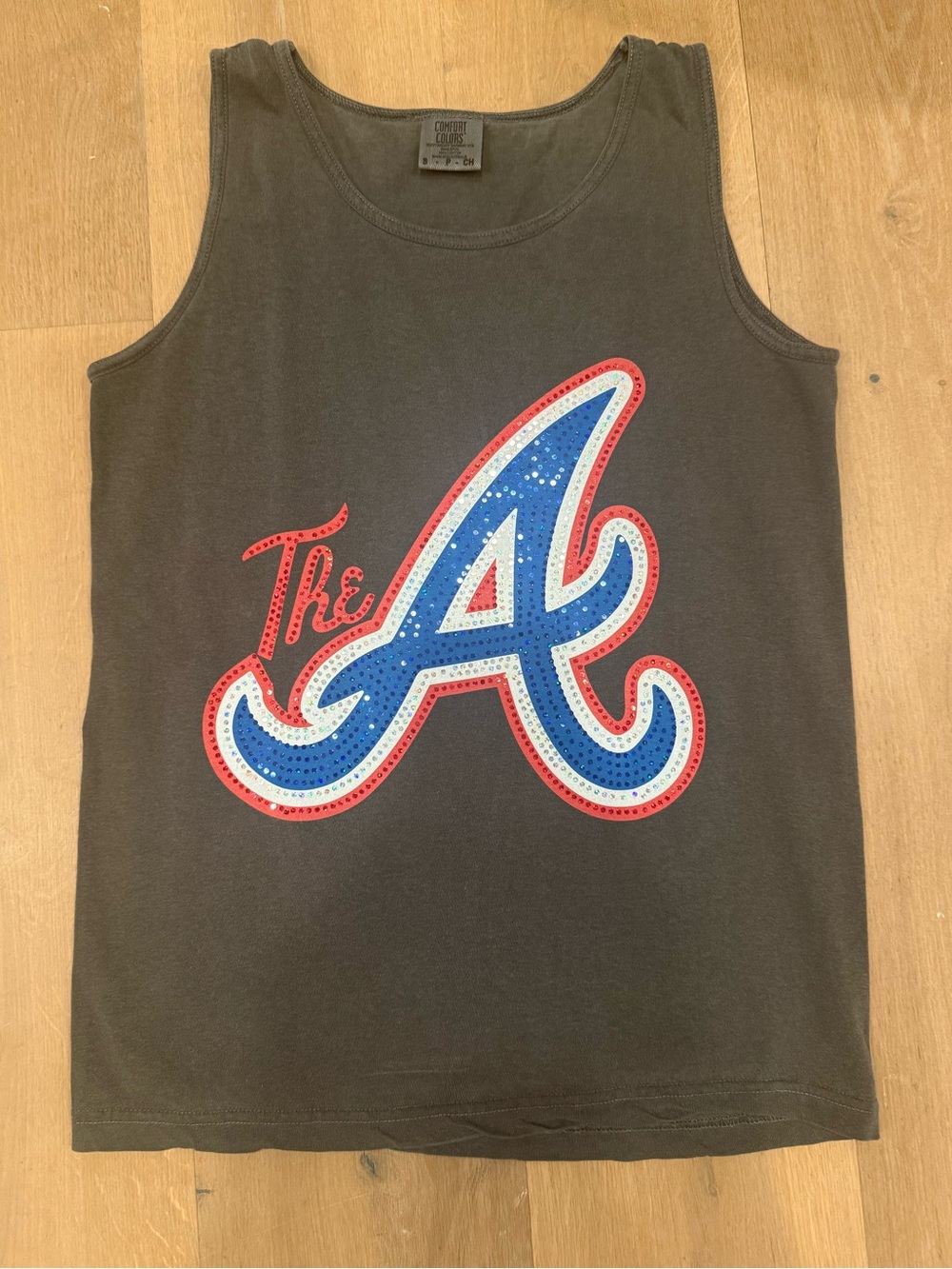 Braves The A Comfort Colors Tank